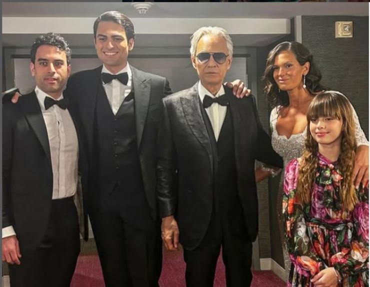 Andrea Bocelli famiglia